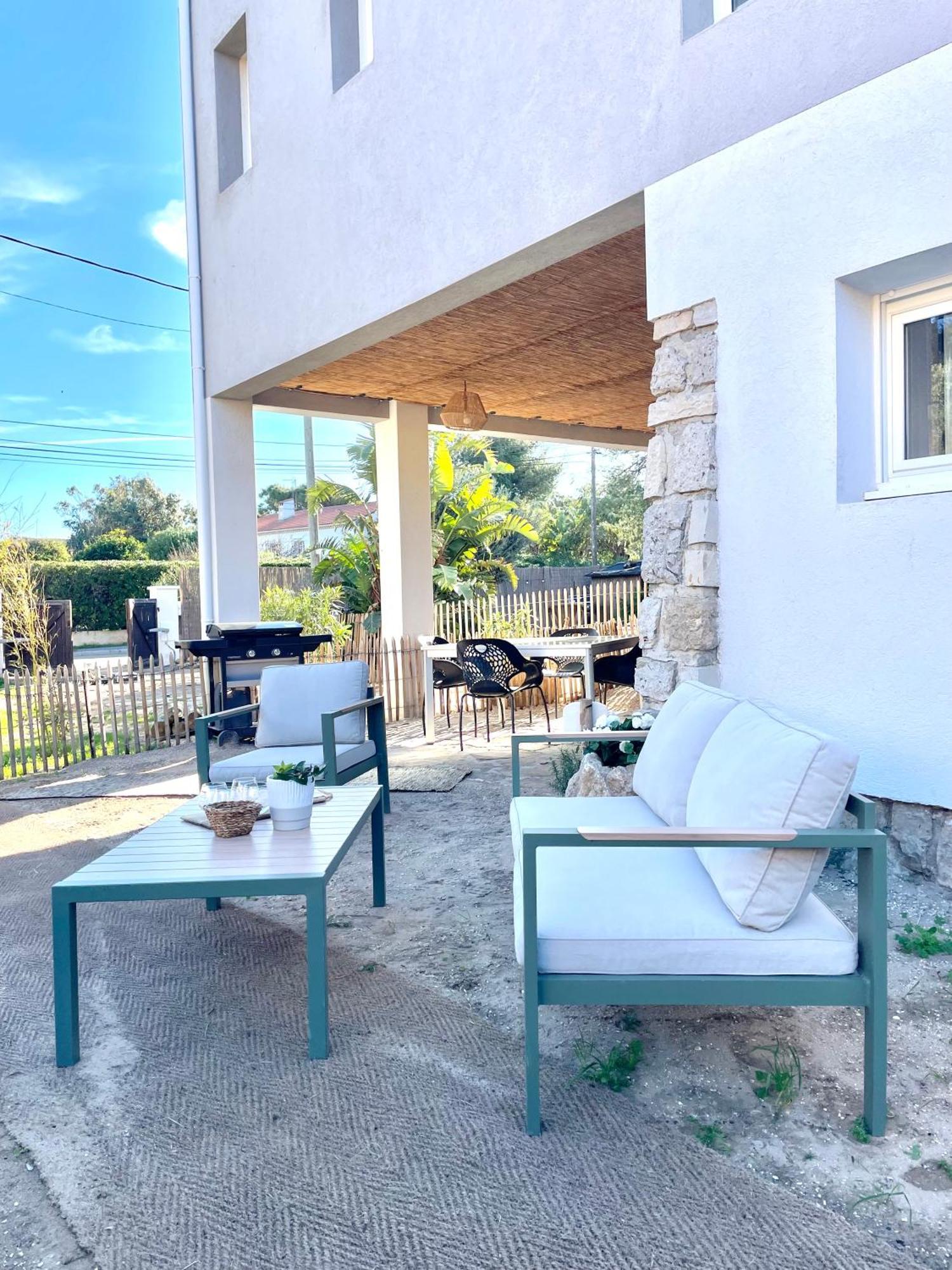 Bas De Villa - 300M Plage De La Capte - 2 Hebergements Disponibles Hyères Extérieur photo